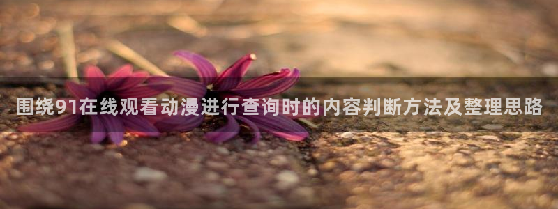 2026动漫天堂动漫：围绕91在线观看动漫进行查询时的内容判断方法及整理思路配图