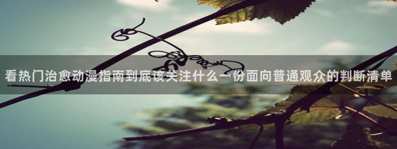 动漫天堂新番排行榜:看热门治愈动漫指南到底该关注什么一份面向普通观众的判断清单配图
