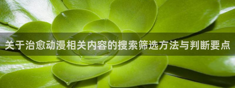 动漫天堂排行:关于治愈动漫相关内容的搜索筛选方法与判断要点配图